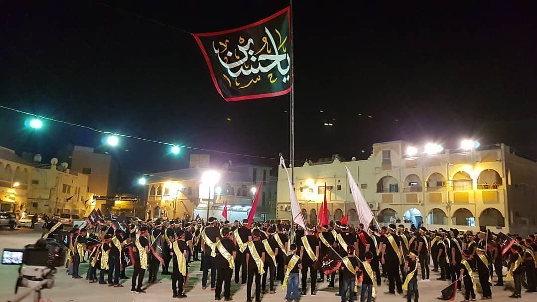 Al-Musalla Towns Starts Ashura Season by Raising the Banner of Imam Hussein