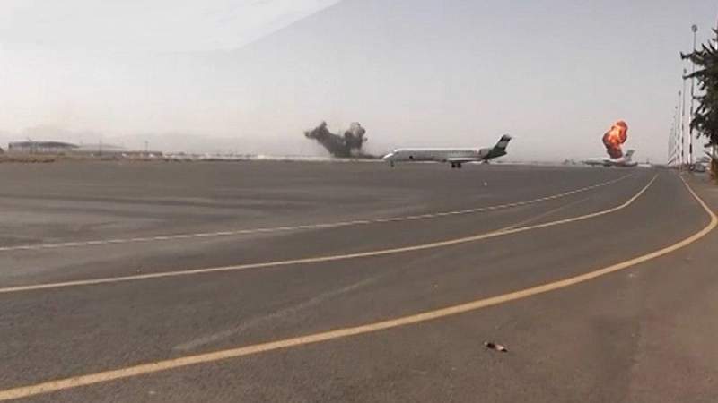 فشل وتخبط .. استمرار العدوان السعوديّ بقصف المنشآت الحيويّة في صنعاء