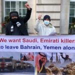 احتجاجات أمام سفارات آل سعود على خلفيّة مجازرهم في اليمن وتدخلّهم في البحرين