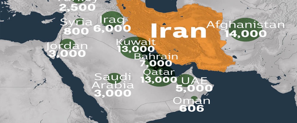 تخوّفًا من التطوّر العسكريّ الإيرانيّ.. أمريكا تنشر آلاف الجنود والمعدات والناقلات في الخليج