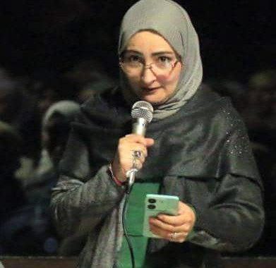 الأستاذة رولا خرمة: فلسطين منك وإليك السلام