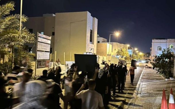 تظاهرات غضب في البحرين استنكارًا لمجازر الصهاينة في رفح