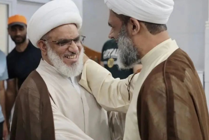 العلّامة الصددي يستقبل الوفود المهنّئة بتحرّره من سجون النظام
