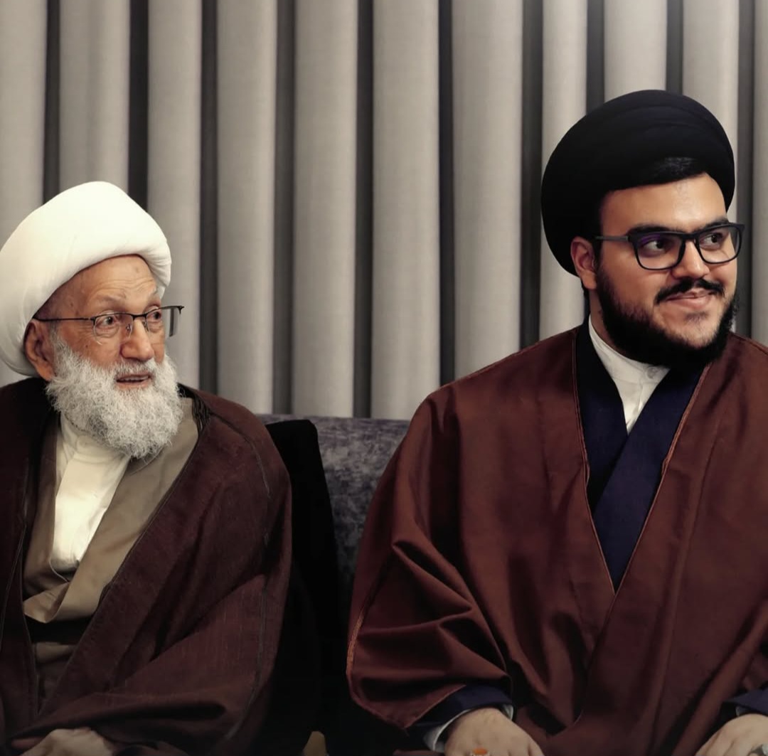 الفقيه القائد قاسم يلتقي نجل شهيد الأمّة «السيّد حسن نصر الله»