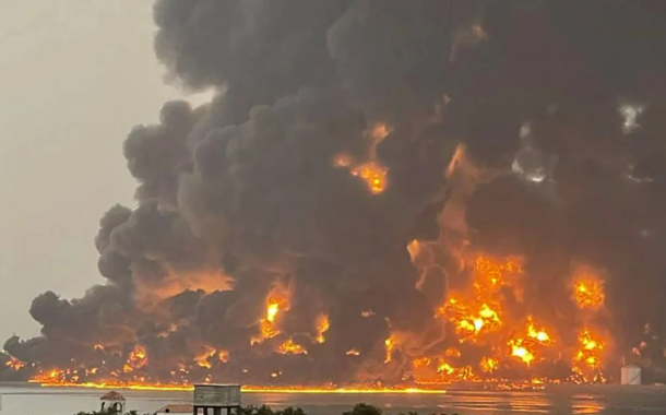 بيان: مجزرة الأمريكان الدمويّة في ميناء «رأس عيسى» بالحديدة استكمال لجريمة الإبادة في غزّة