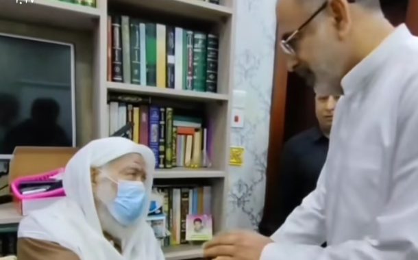 آباء الشهداء وناشطون يزورون شيخ المجاهدين «الجدحفصي»