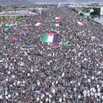 اليمنيّون يواصلون دعمهم لغزّة وتحدّيهم لدول الاستكبار العالمي بمسيّرات وصورايخ