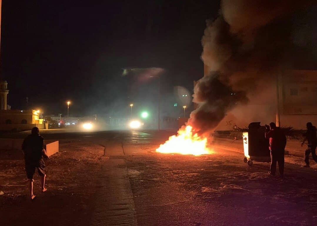 حراك ثوريّ في بلدة العكر