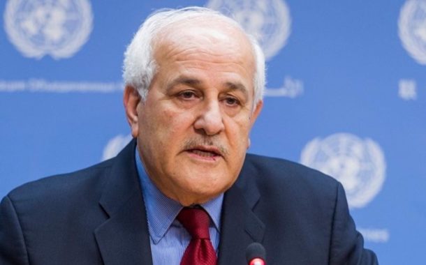 مندوب فلسطين لدى الأمم المتحدة يدعو إلى الالتزام بالقرارات الدوليّة والشرعيّة