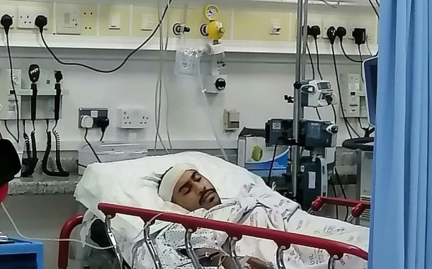 كسر في جمجمة المصاب الحسينيّ «حسن العنفوز»