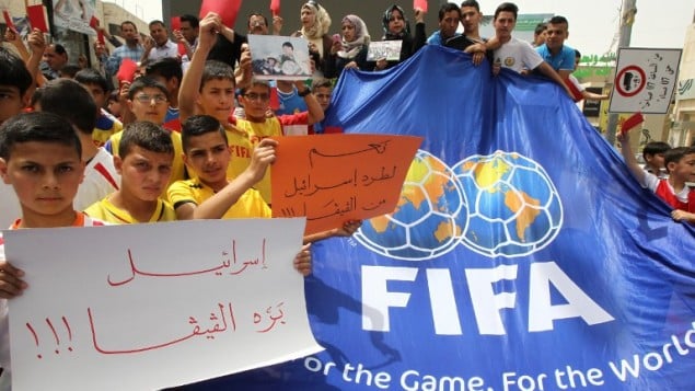 الجمعيةُ البحرينيةُ لمقاومة التطبيع تطالب بتعليق عضوية الكيان المحتل في الفيفا