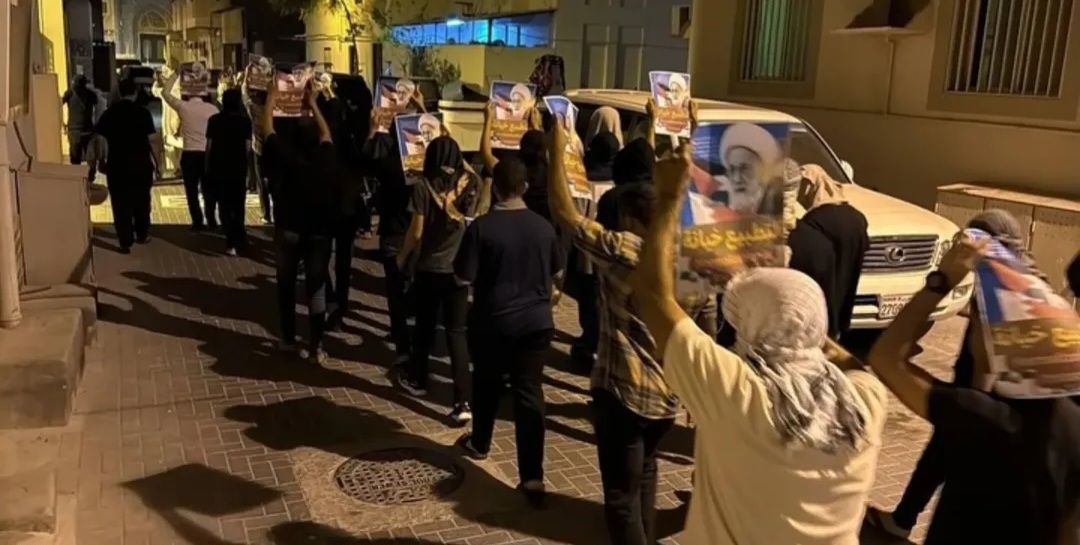 تظاهرة غاضبة في سترة رفضًا للتطبيع 