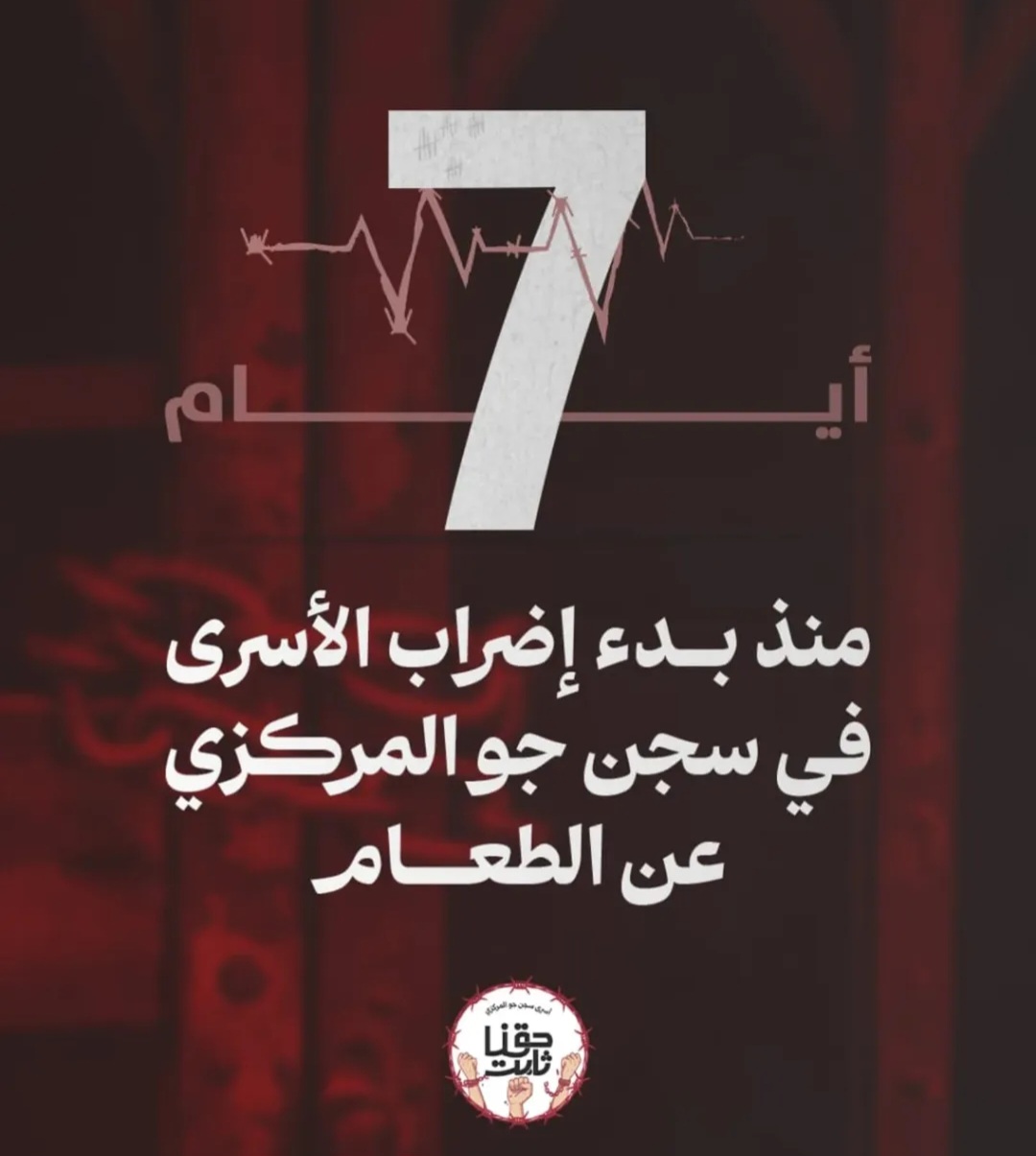 المعتقلون السياسيّون في «مبنى 12» يدخلون يومهم السابع من الإضراب المفتوح عن الطعام