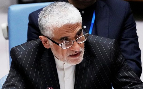 إيرواني: إسناد مسؤوليّات مجلس الأمن إلى لجنة سلام يُهمّش دوره ويتجاهل جميع قراراته