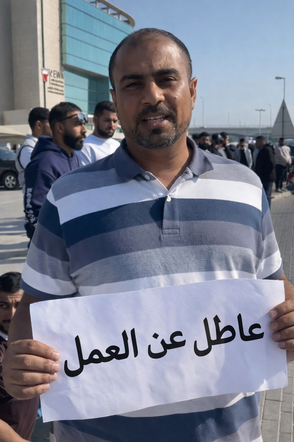 لليوم الخامس على التوالي يتواصل اعتصام عشرات العاطلين عن العمل 