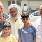 رغم إغلاق مأتم السنابس.. الجماهير الشعبيّة تتوافد لتهنئة الرمز «المخوضر» بحريّته