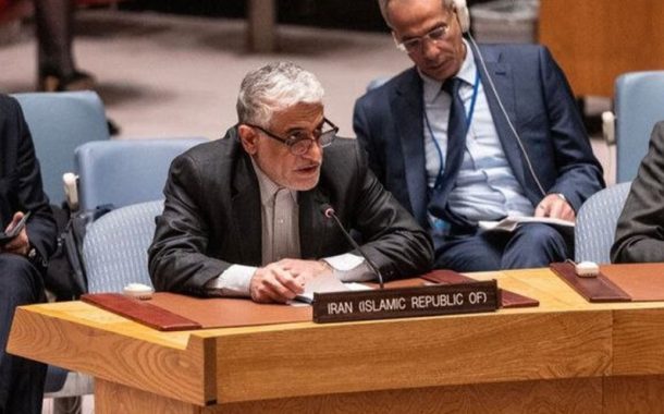 إيرواني: تطبيع التهديدات ضدّ إيران سابقة خطرة والإفلات من العقاب يهدّد السلم الدولي