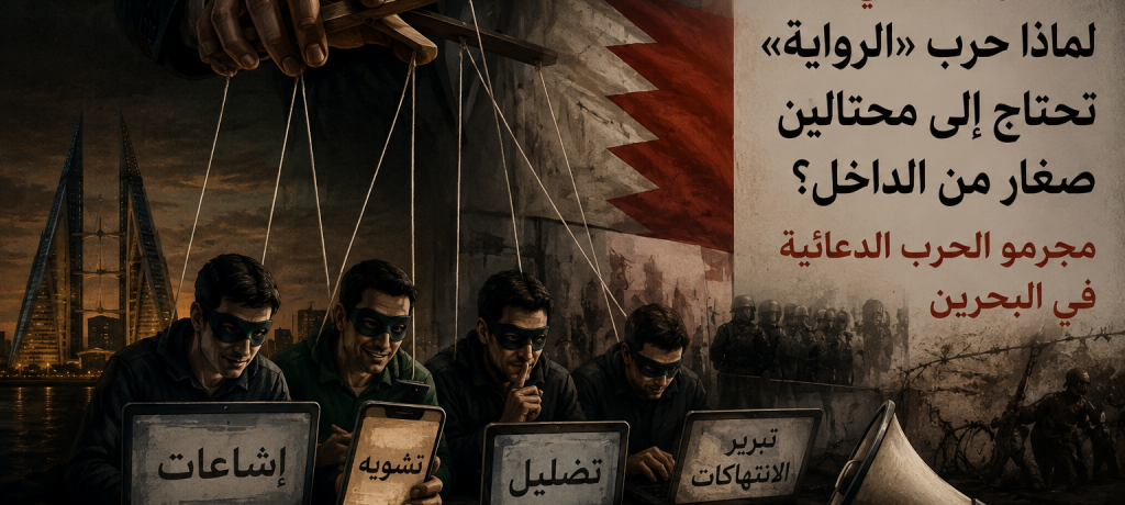 التحليل السياسيّ (6): لماذا حرب «الرواية» تحتاج إلى محتالين صغار من الداخل؟ مجرمو الحرب الدعائيّة في البحرين