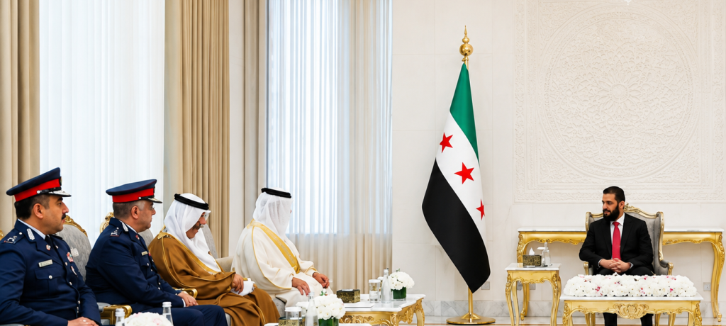 حدث الأسبوع (السبت – 25 يوليو 2026): تطابق في التبعيّة للمشروع الأمريكيّ والحرب على الشيعة..«حمد» و«الجولاني» ينشّطان التعاون الأمنيّ ونقل المرتزقة إلى المنامة