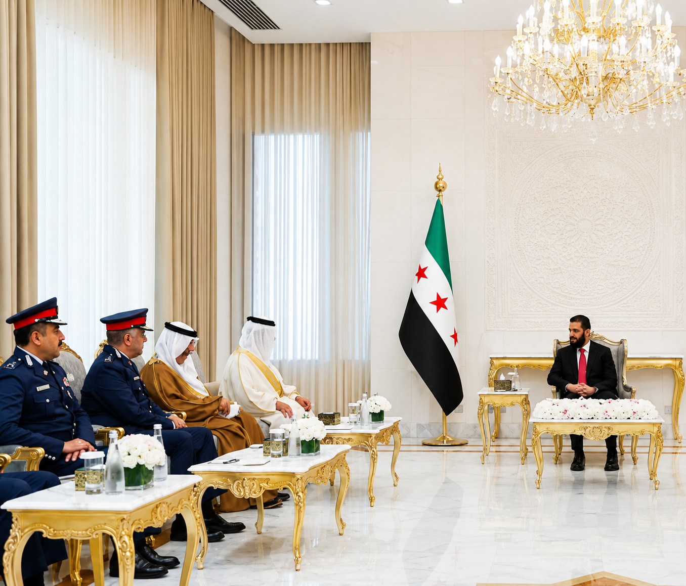 حدث الأسبوع (السبت – 25 يوليو 2026): تطابق في التبعيّة للمشروع الأمريكيّ والحرب على الشيعة..«حمد» و«الجولاني» ينشّطان التعاون الأمنيّ ونقل المرتزقة إلى المنامة
