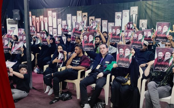 قيادي في حركة النجباء في معرض شهداء البحرين: الشعب البحريني أنموذجٌ فريد للصبر والثبات