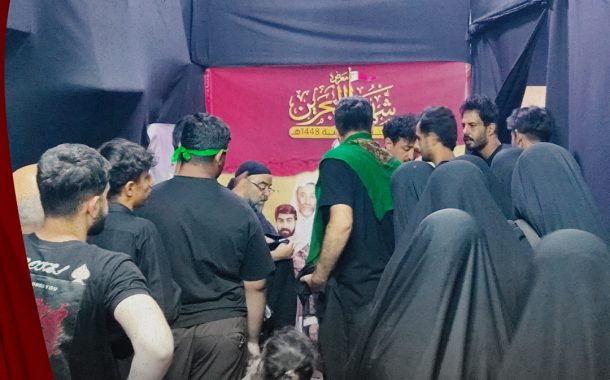 الشيخ نزار سعيّد في معرض شهداء البحرين يحيّي ثبات علماء البحرين في السجون