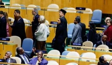 النظام الخليفيّ يدعم حليفه الصهيونيّ بعد انسحاب العديد من الدول أثناء خطاب رئيس وزرائه