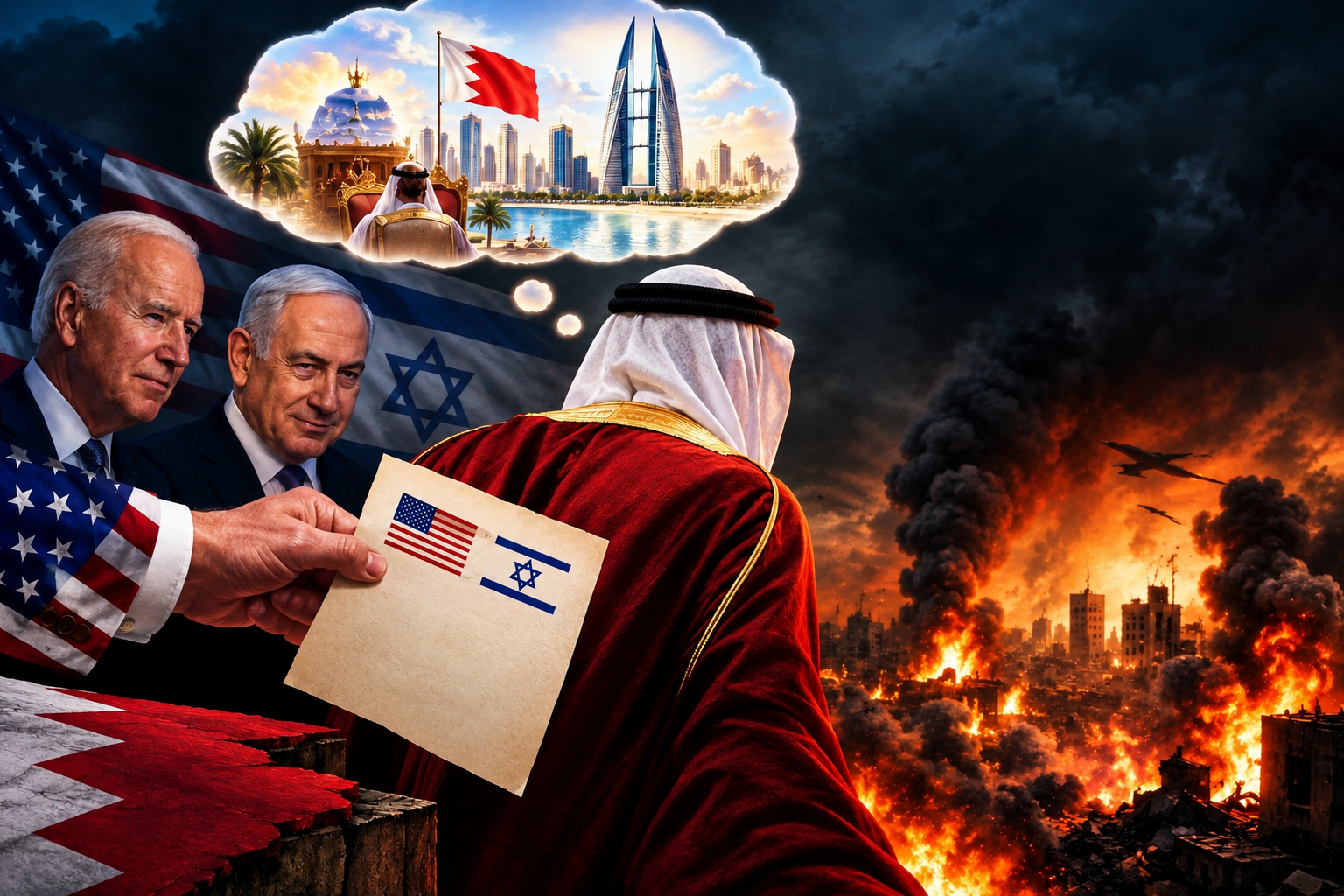 Political Analysis (19): The Recipe for Decline: Immersed in Illusions and Clinging to the Americans’ and Zionists’ Card — Why Are the Al Khalifa Throwing Themselves Blindly into the Burning Fires