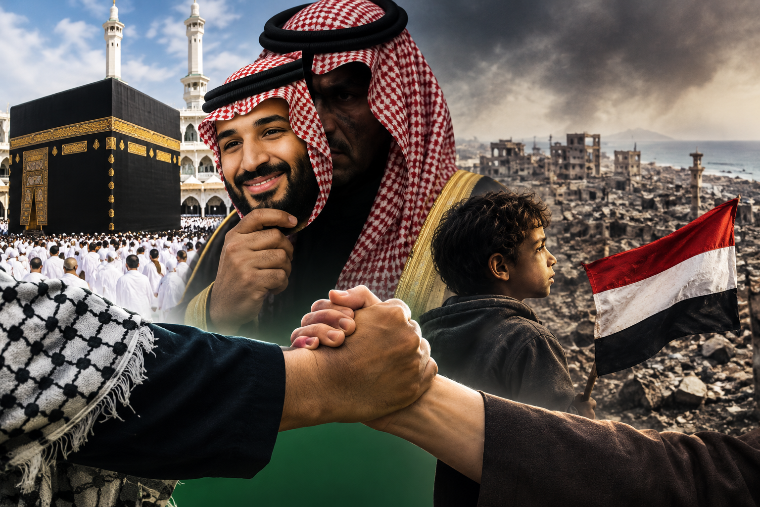 ائتلاف 14 فبراير: النظام السعوديّ يلوك كذبة كبرى حول «مكّة المكرّمة» لا تنطلي على أحد.. وسنبقى متضامنين مع شعب اليمن حتى رفع الحصار
