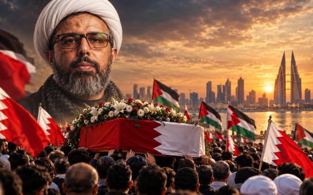 الموقف الأسبوعيّ: مراسم تشييع المقاوم «الشهيد الشيخ الماحوزي» رسالة مجدّدة من شعب البحرين بالولاء لجبهة المقاومة والبراءة من المطبّعين وأسيادهم الصهاينة