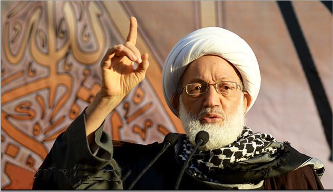 بيان التحذير: آية الله قاسم هو الرمز الأول للطائفة الشيعيّة في البحرين والمساسُ بهِ تجاوز لكلّ الخطوط الحمراء