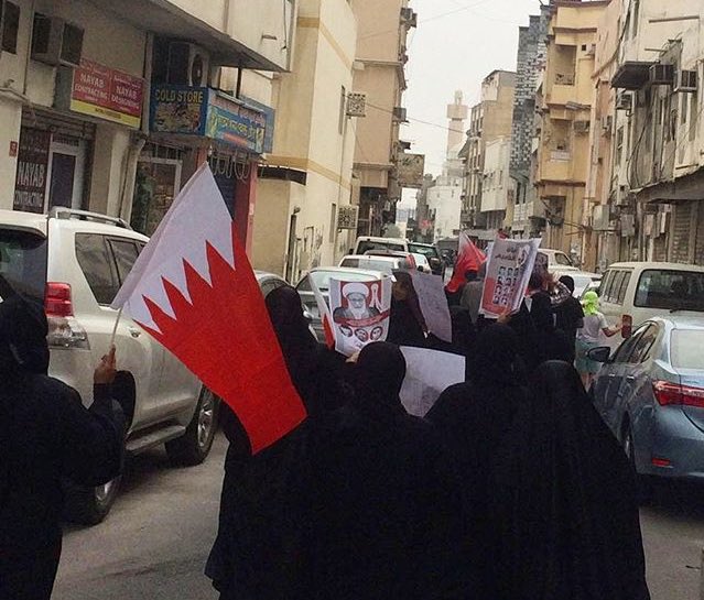الجولة الميدانيّة الثانية من تظاهرات «سابع الأعوام» تُفتتح بتظاهرة في العاصمة البحرانيّة المنامة